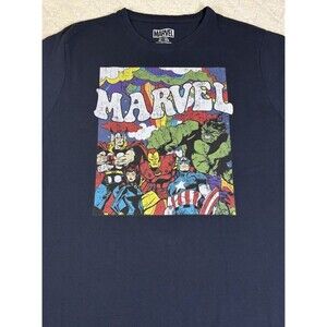 Marvel Comics Avengers Graphic Thor,Hulk,Ironman, Captain America Shirt Size XL